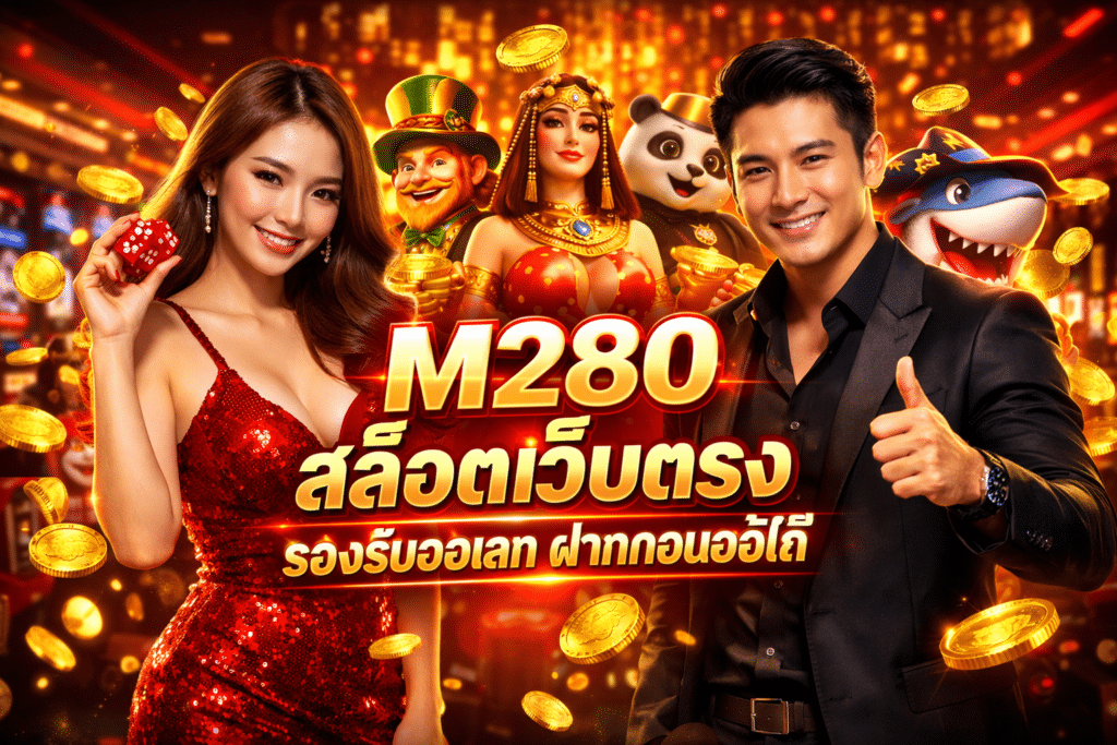 M280 สล็อตเว็บตรง รองรับวอเลท ฝากถอนออโต้