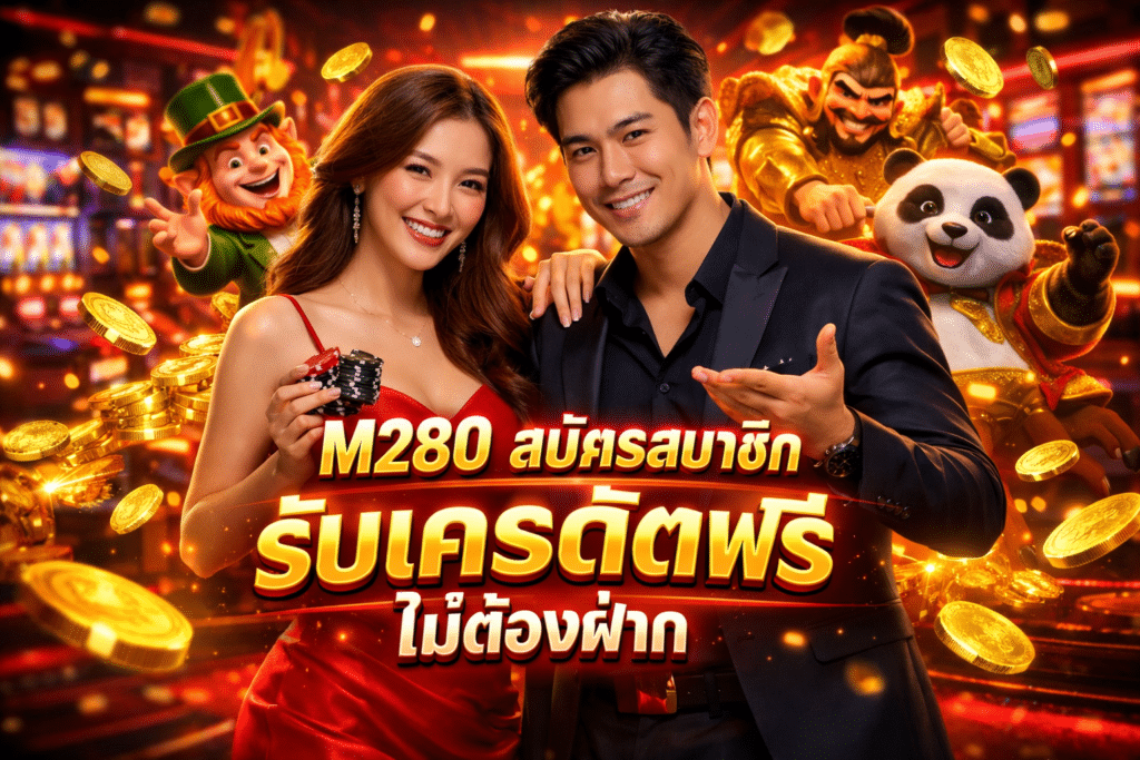 M280 สมัครสมาชิก รับเครดิตฟรี ไม่ต้องฝาก
